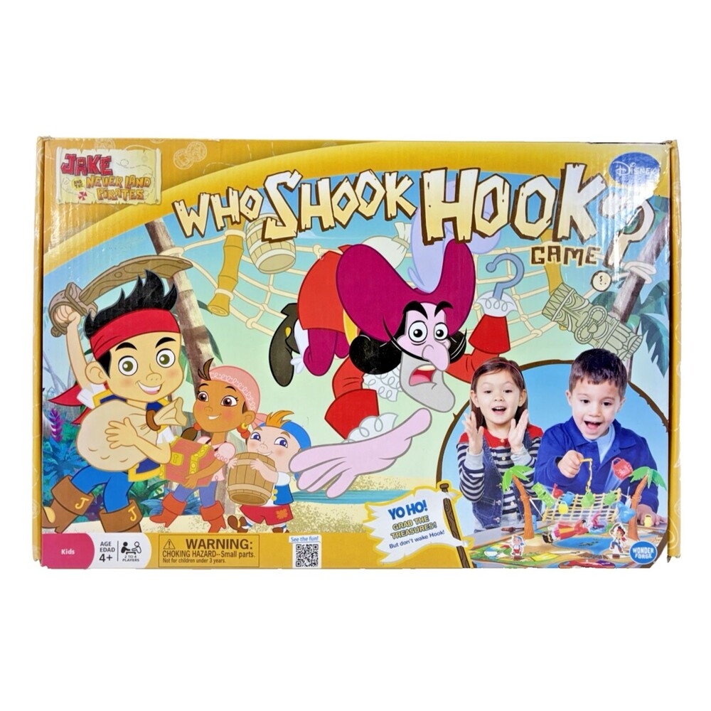 Who Shook Hook Disney Junior Jake & Neverland Pirates 2012 Board Game Complete